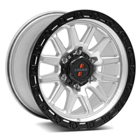 Loaded Stockton 18" Silver Machined / Black Lip