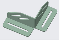 OSC Roof Rack - Storage Box Corner Bracket Set (pair)