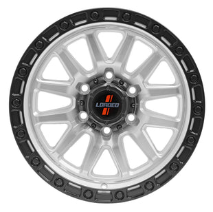 Loaded Stockton 17" Silver Machined / Black Lip